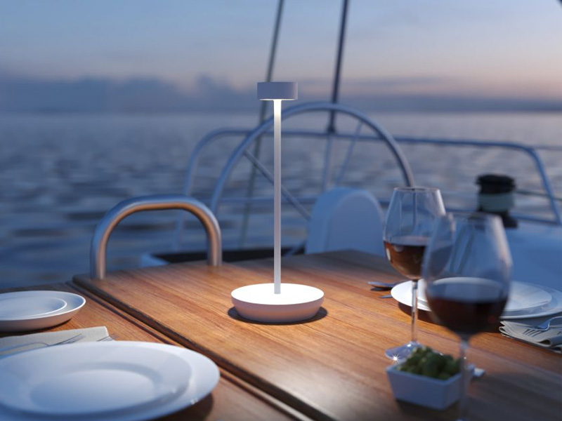 ZOEGER Lampada Da Tavolo LED Wireless 2 Pezzi, Ricaricabile 5200mAh, Impermeabile IP54, Touch Dimmerabile 2700K-6000K